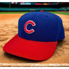 Chicago Cubs MLB New Era Snapback Hat Made In USA Wool Cap M/L 90’s Vintage