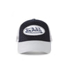 Von Dutch Classic Trucker Hat Canvas Armory Blue 462 Navy Silver NWT