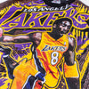 Kobe Bryant Los Angeles Lakers All Over Print Shirt Large Y2K Street Couture NBA
