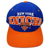 New York Knicks Starter Tri-Power Snapback Hat NBA Blue Orange 90s Vintage