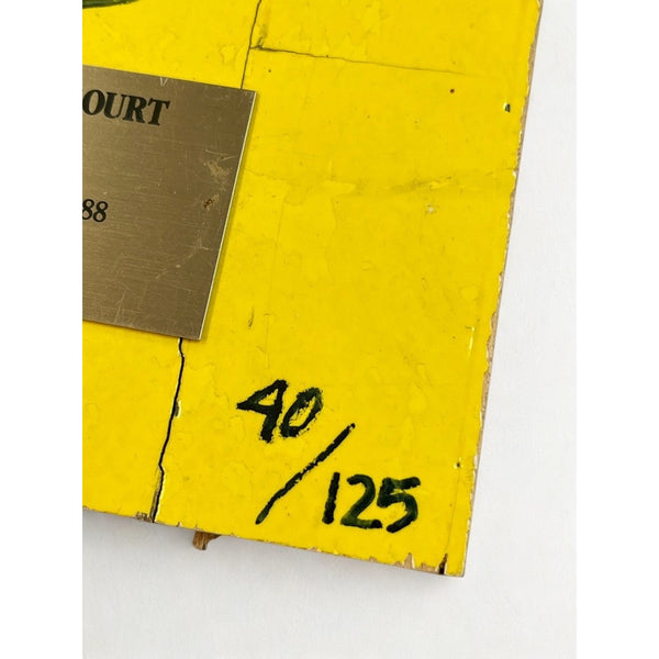 Los Angeles Lakers Forum Floor Signed Jabbar Magic West Baylor 40/125 SSG COA