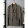 J. Peterman Plaid Linen Solotex Blazer Sport Coat Jacket Men's 42R NWOT