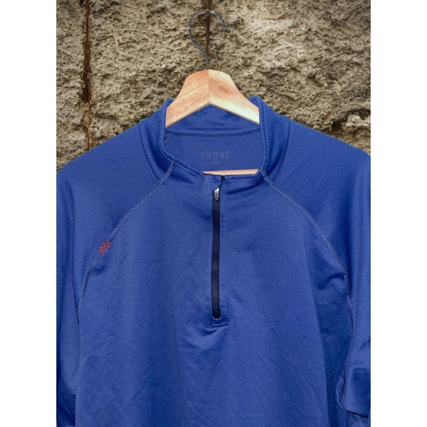 Rhone Session 1/4 Zip Performance Golf Pullover Sz. XL Royal Blue Stretch Pique