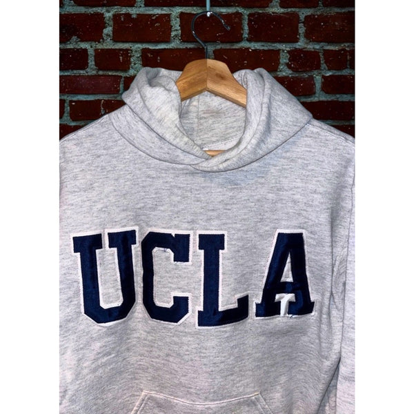 UCLA Bruins Russell Athletic Hoodie Sweatshirt USA Made Gray Men's M Vintage 90s