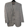 Brooks Brothers Gray Blue Plaid Wool Blazer Sport Coat Mens 40R Made In Italy