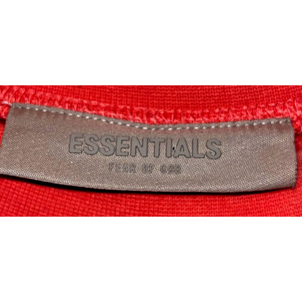 Fear of God Essentials Sweatshirt Vest Adult Size 12 Pink Coral Mock Neck Fleece