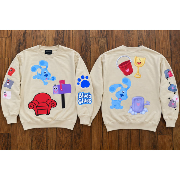 Dumbgood Blue's Clues Crewneck Sweatshirt Men's Medium Rare Graphic Pullover
