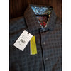 Robert Graham Rialto Shirt 3XL Classic Fit Black Jacquard Flip Cuff Luxury NWT