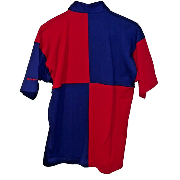 Canterbury Rugby Collared Shirt Vintage Sz. S Color Block Modern Terminals RARE