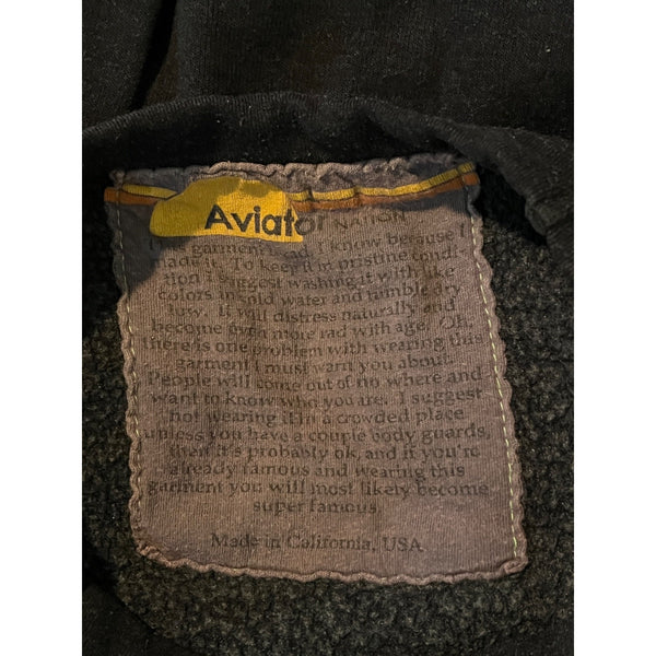 Aviator Nation Global Citizen Live Sweatshirt Charcoal Gray Large USA Unisex