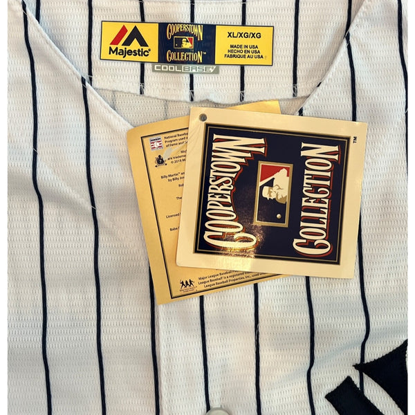 New York Yankees Thurman Munson #15 Majestic Cooperstown Jersey Mens XL NWT USA