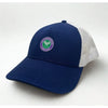 Wimbledon Championships Trucker Hat Navy Mesh Strapback Tennis Cap OSFM EUC