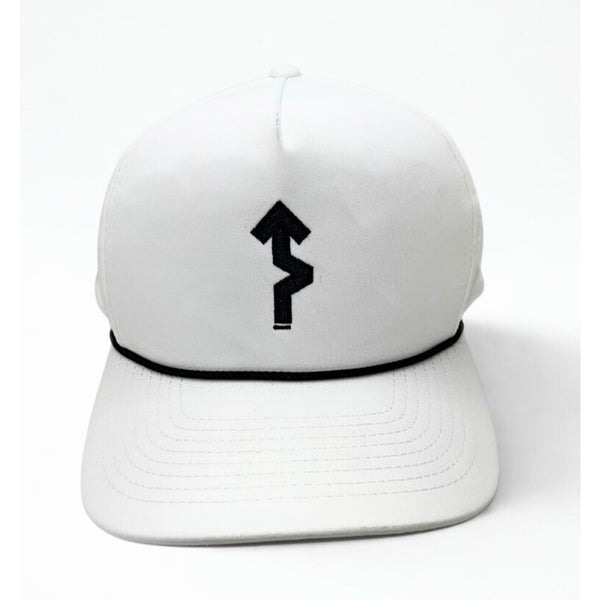 Lance Armstrong Signed WEDU White FNS Rope Cap Founder & Bicycle Legend RARE