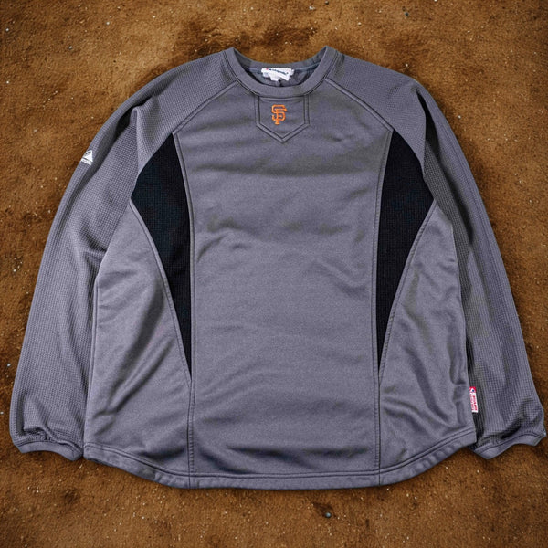 San Francisco Giants MLB Majestic Therma Base Pullover Sweatshirt XL Vintage