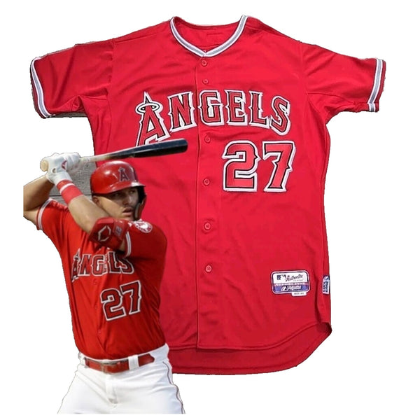 Mike Trout Los Angeles Angels Rookie Era Jersey 50 Majestic Authentic Deadstock