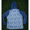 Johnnie-O Dash Performance Hoodie XL Lake Blue Green Brook Golf Club NJ NWOT