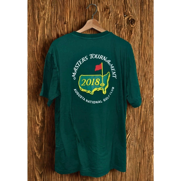 Masters Tournament 2018 Augusta National T-Shirt Green XL Red Jacket Golf Tee
