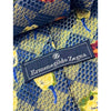 Ermenegildo Zegna 100% Silk Tie Floral Diamond Pattern Made in Italy