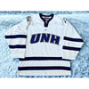 University of New Hampshire Wildcats UNH Nike Hockey Jersey White Sz. M Y2K NCAA