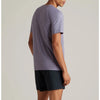RHONE Reign Tee Shirt Men's L Purple Space Dye Performance Stretch Gym Athletic