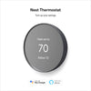 Google Nest Smart Thermostat Charcoal Brand New Sealed G4CVZ