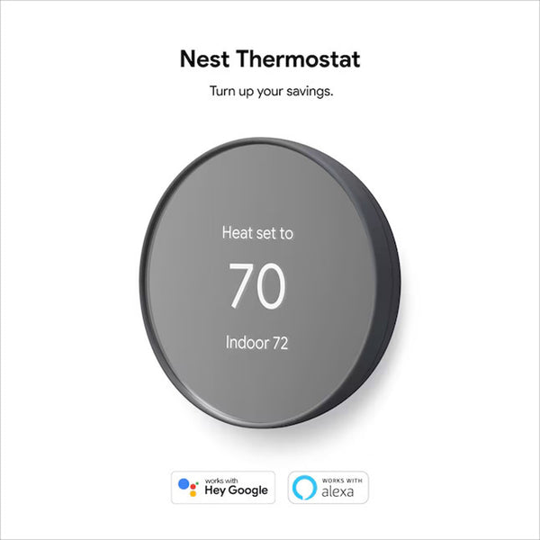Google Nest Smart Thermostat Charcoal Brand New Sealed G4CVZ