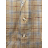 Ben Silver Holland & Sherry Silk Linen Wool Plaid Sport Coat 42L Made in USA