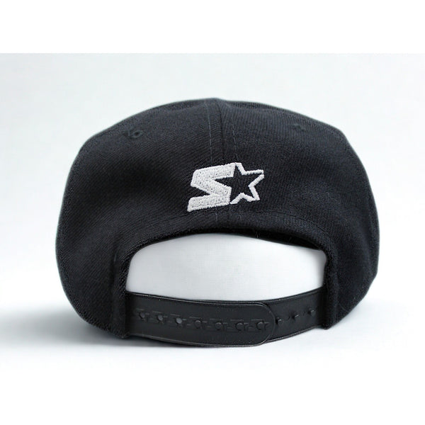 San Jose Sharks Starter Split Bar Snapback Hat Cap Vintage 90s NHL Rare Wool