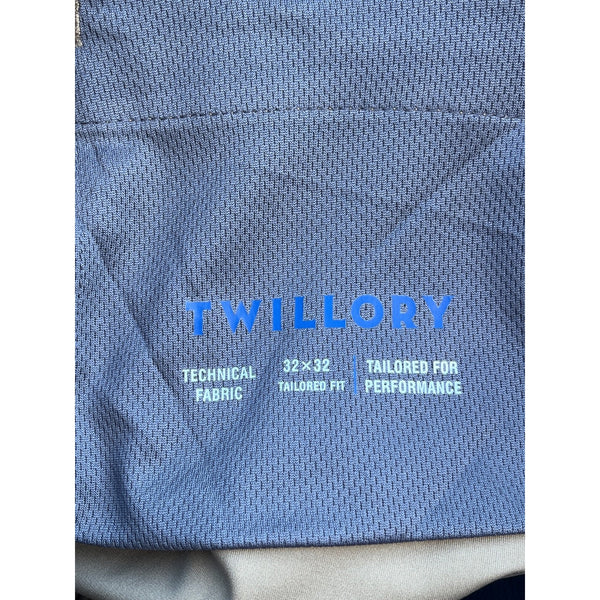 Twillory Performance Five Pocket Pants 32x32 Khaki Tailored Fit Stretch NWT