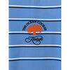 The Ocean Course Kiawah RLX Ralph Lauren Polo Men's L Blue Stripe Stretch Golf