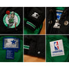 Boston Celtics Starter Hooded Parka Jacket Mens L Vintage 90s NBA Black Green