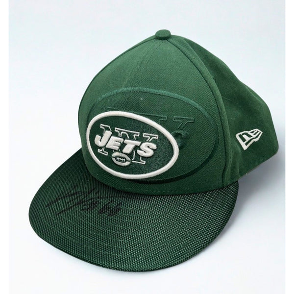 New York Jets Joe Tippmann Signed 59FIFTY Fitted Hat 7 3/4 Stadium Shadow Green