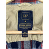Gap x Pendleton Flannel Shirt Men's XL Red Navy Plaid Cotton Double Pocket