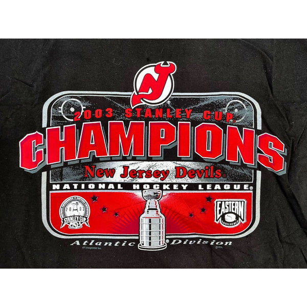 New Jersey Devils 2003 NHL Stanley Cup Champions T-Shirt NWT Lee Sport Men’s XL