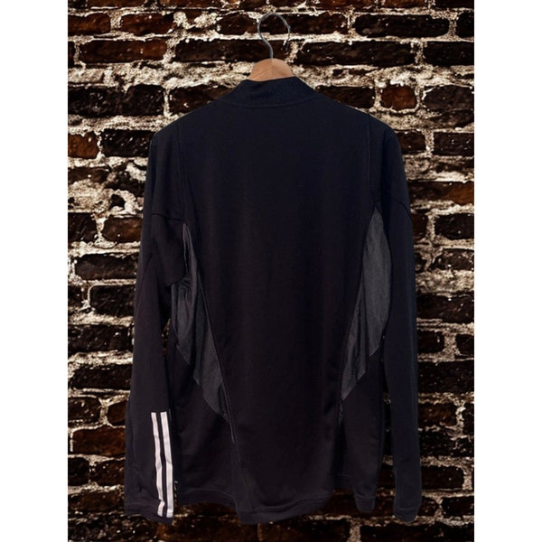 New York Red Bulls Team Issued Adidas AEROREADY 1/4 Zip Training Top L Black