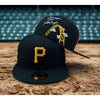 Pittsburgh Pirates New Era Cloud Icon 59FIFTY Hat Black 7 3/8 NWT Rare