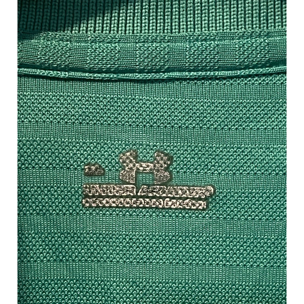 Sleepy Hollow Country Club Under Armour Golf Polo Shirt Men's XL Green Stripe