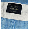 J. Crew Stanton Shorts 36x9 Blue Linen Cotton Baird McNutt Irish Linen Blend NWOT