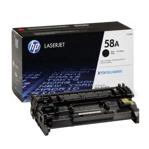 HP 58A Black Original LaserJet Toner Cartridge CF258A