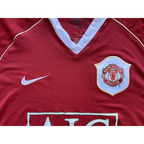 Manchester United 2006-07 Nike Home Jersey Soccer Football Shirt Sz L 146814 VTG