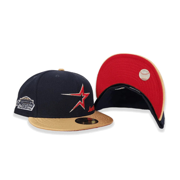 Houston Astros "Astrodome" Navy 59FIFTY New Era x Just Don Fitted Hat 7 1/8