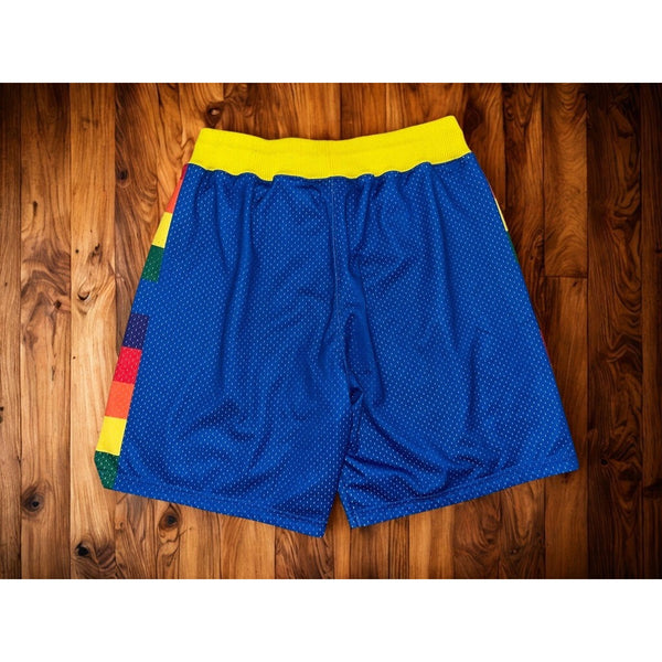 Denver Nuggets 1991-92 Mitchell & Ness Hardwood Classics Swingman Shorts L EUC