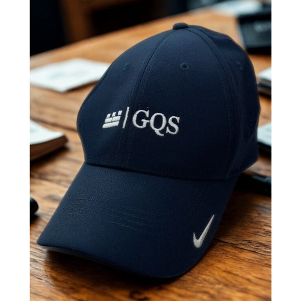 Nike Citadel GQS Global Quantitative Strategies Hat Cap Dri-Fit Navy RARE