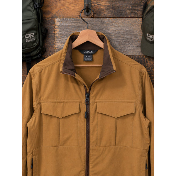 Outdoor Research Prologue Field Jacket XL Saddle Heather Brown Softshell NWOT