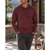 Faherty Sunwashed Organic Cotton Hoodie Men's Small Mahogany Pullover NWOT