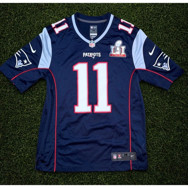 Julian Edelman New England Patriots Super Bowl LI 51 Nike On Field Jersey M NWT
