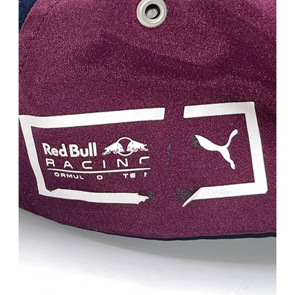 Red Bull Racing Formula One Puma 5 Panel Hat Cap Buckle Adjustable Rare F1
