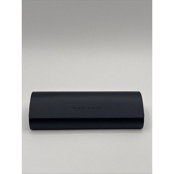 Warby Parker Glasses Hard Case Navy Blue Clamshell EUC Case Only