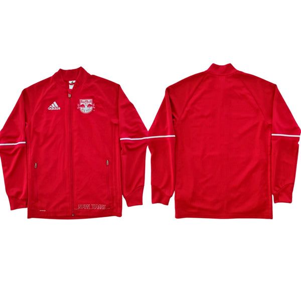 New York Red Bulls Adidas Climacool Jacket Large Team Issued MLS 2016 Full Zip
