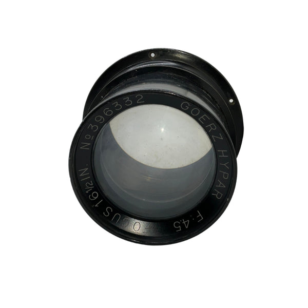Goerz Hypar Lens F4.5 Focus 16 1/2 inch 396332 1920's RARE Antique Lens